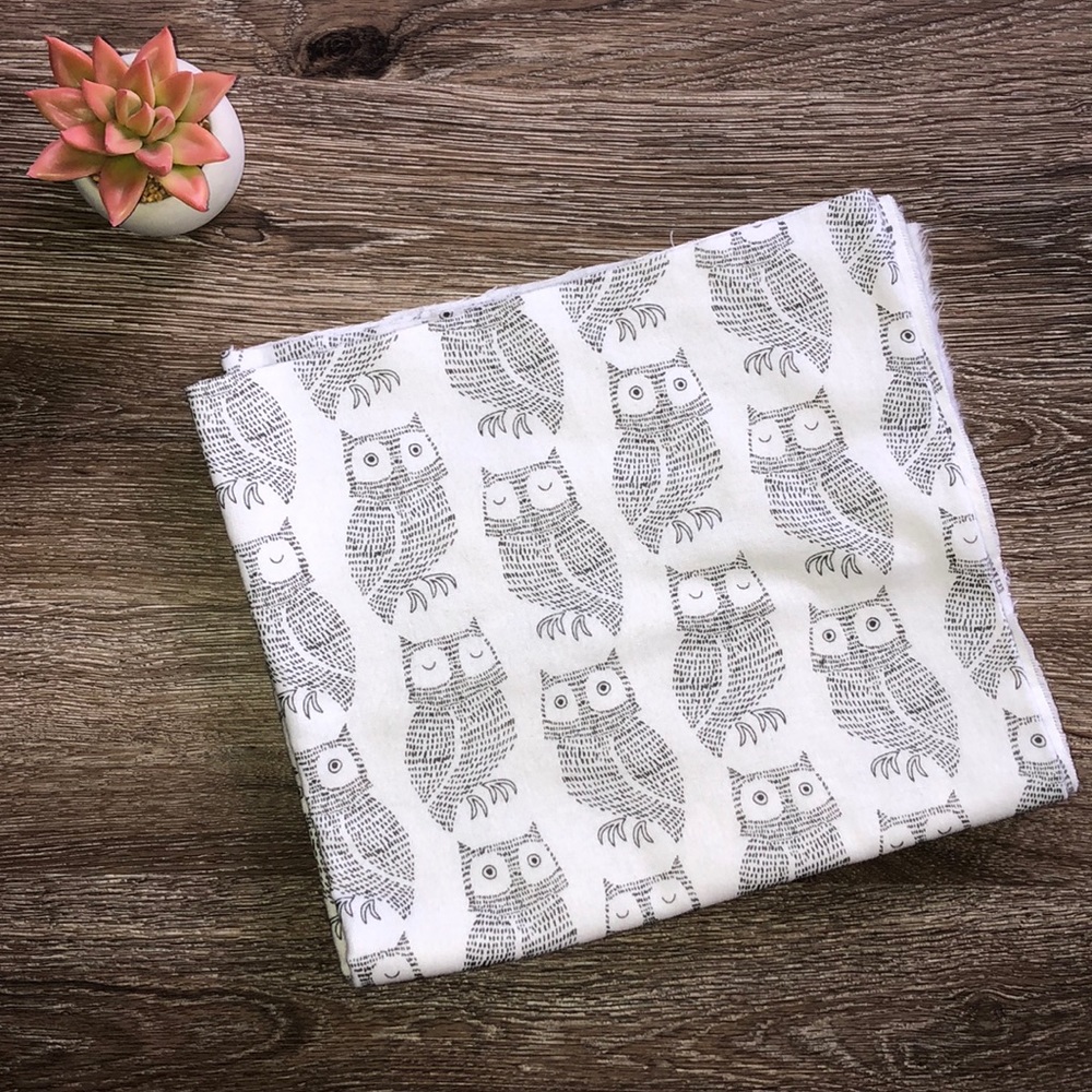 Owl print fabric